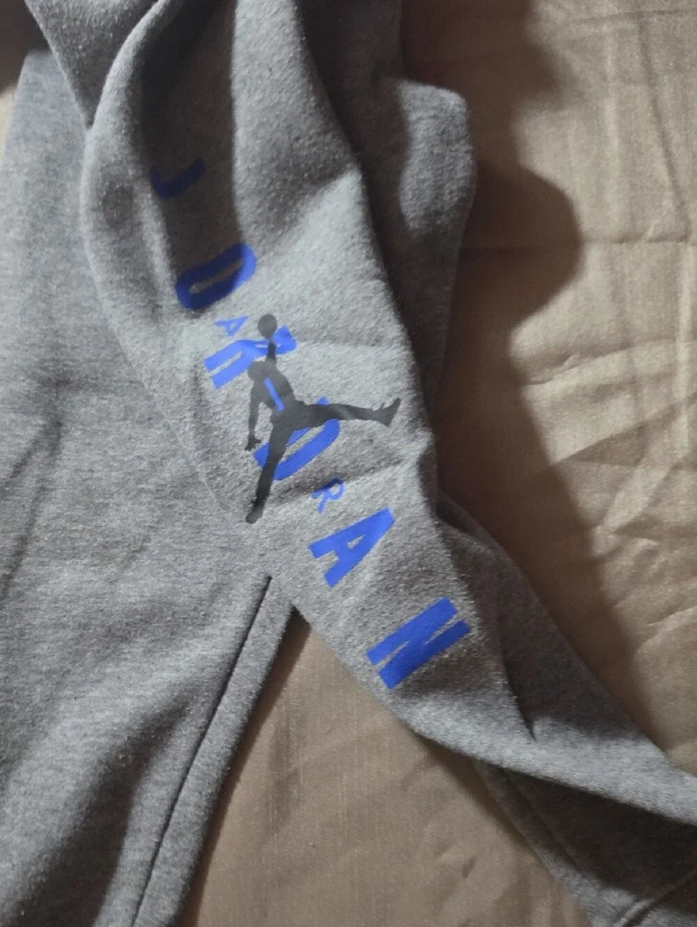 Jordan Mixed Hoodies in Black, White, Blue, Gray, Red Accents